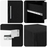 Ormarić za pohranu 2 pcs Crni hrast 30 x 42,5 x 225 cm | shoptok.hr