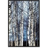  Slika - Frosty January (1 Part) Vertical 80x120 U crnom drvenom okviru | shoptok.hr