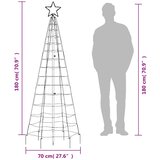  LED božićno drvce sa šiljcima 220 LED plavo 180 cm | shoptok.hr