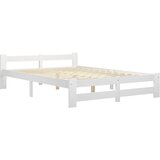 The Living Store Posteljni okvir bel iz trdne borovine 180x200 cm - Posteljni Okvir, (21524203) | Shoptok.si