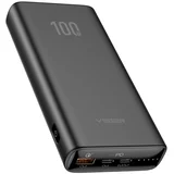 T100 PowerBank 20.000 mAh T100, crna