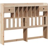 Maison Chic posteljno vzglavje - vzglavna omarica - nočna omarica s predelki 150 cm trdna borovina, (21707459) Cene