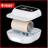  Električni aku. 1200mAh nosni aspirator za otroke USB LCD bel | Shoptok.si