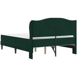  Krevetna konstrukcija Tamnozelena 140 x 190 cm Baršun | shoptok.hr