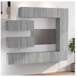 vidaXL 7-dijelni set TV ormarića sivog sonome konstruirano drvo | shoptok.hr