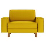 Atelier Del Sofa Fotelja Sparrow Dvosjed, Žuta Slike