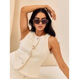 Sinsay Elegantni odijelo prsluk s dekorativnim gumbima | shoptok.hr