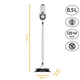 First Sesalec pokončni 2v1, Cyclon, belo-siv, (21011725) | Shoptok.si