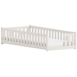 Molarem Home Drveni dječji krevet Zoya - cotton - 180x80 - Madrac PE pjena 8 cm-spužvasti madrac Slike