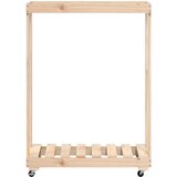  Držač za cjepanice s kotačima 76,5x40x108 cm masivna borovina | Eponuda.ba