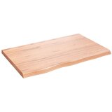 vidaXL Zidna polica svjetlosmeđa 80x50x4 cm od obrađene hrastovine Cijene