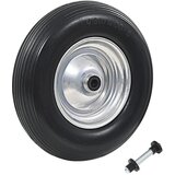 vidaXL Kolo za samokolnico z osjo trPU 4,00-8 390 mm | Shoptok.si