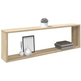  Kockaste zidne police 4 kom boja hrasta 100 x 15 x 30 cm drvene | shoptok.hr
