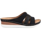 Shelvt Women's black flip-flops | Shoptok.si