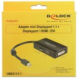 Delock DisplayPort / HDMI / DVI Adapter [1x Muški konektor Mini DisplayPort - 1x Ženski konektor DisplayPort, Ženski konektor HD | Eponuda.ba