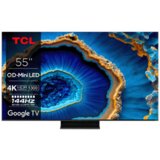 Tcl 55”C805 QD-Mini LED 4K TVGoogle TV; DMI 2.1 ALLM 144Hz;144Hz Motion Clarity Pro; Dolby Atmos | Eponuda.ba