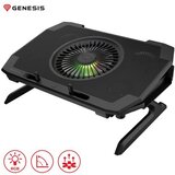 Genesis hladilno stojalo / podstavek za prenosnike do 17.3 inch OXID črno | Shoptok.si