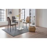 CARRYHOME Jedilna miza , bela | Shoptok.si