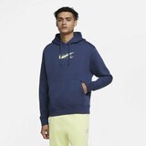 Nike m nsw hoodie po air prnt pack, muški duks, plava DD9694 Cene