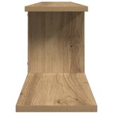  Zidna TV polica boja hrasta 125 x 18 x 23 cm konstruirano drvo | shoptok.hr