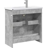  Set namještaja za kupaonicu Betonska siva 81 x 40 x 84,5 cm | shoptok.hr