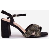 Boto Women's Heeled Sandals Black Almera | ePonuda.com