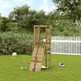 The Living Store Igralo s plezalno steno impregnirana trdna borovina - Igralna Hišica, (21427039) | Shoptok.si