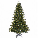  Umjetno božićno drvce s nogom 120 cm 150 LED lampica | shoptok.hr