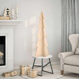 vidaXL Drveno ukrasno božićno drvce 112 cm od masivne borovine | shoptok.hr