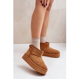 Big Star Snow boots with platform decoration Big Star OO274A104 Camel | shoptok.hr
