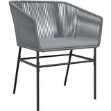  Vrtna garnitura - 5-dijelni vrtni blagovaonski set s jastucima poliratan i staklo | shoptok.hr