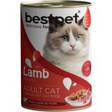 BESTPET hrana za odrasle mačke, jagnjetina u sosu, 400g Cene