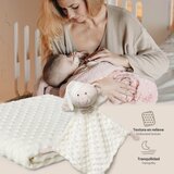 Interbaby set dekica Bubble i tješlica Bear Bež | shoptok.hr