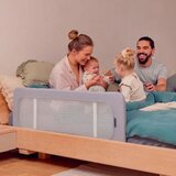 Kinderkraft Guard & Dream zaščitna ograja za posteljo 118x41x44 cm, svetlo siva | Shoptok.si