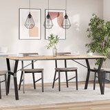 vidaXL Noge za blagovaonski stol Y-oblika 180x80x73cm lijevano željezo Cijene