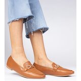 Gemre Brown elegant loafers with rhinestones Banzao | Shoptok.si