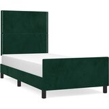  Okvir za krevet bez madraca tamnozeleni 90x190 cm baršunasti | shoptok.hr