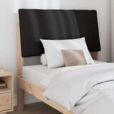vidaXL Tapecirani uzglavlje Crna 90 cm Čvrsto borovo drvo | shoptok.hr