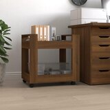 The Living Store Voziček za pisalno mizo rjav hrast 60x45x60 cm inž. les - Voziček Za Pisalno Mizo, (21419079) | Shoptok.si