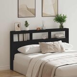 Ormarić za uzglavlje LED boja crni hrasta 180x17x102 cm | Eponuda.com