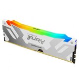 Kingston dimm DDR5, 16GB, 6.400MHz, fury renegade rgb white (KF564C32RWA-16)