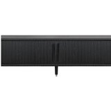 Woodman Crna TV komoda u dekoru hrasta 178x50x40 cm Rove – | shoptok.hr