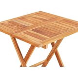  3-dijelni bistro set s bež jastucima od masivne tikovine | shoptok.hr
