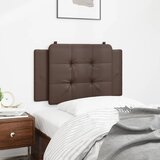 Jastuk za uzglavlje Zadar smeđi 80 cm od umjetne kože | Eponuda.com