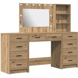  Toaletni stol 3 pcs Umjetnički hrast Konstruirano drvo | shoptok.hr