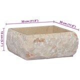  Umivaonik krem 30 x 30 x 13 cm mramorni | shoptok.hr