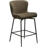 DAN-FORM Denmark Kaki zelen oblazinjen barski stol (višina sedeža 67,5 cm) Glam – Cene