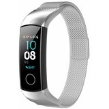 INF Milanese Stainless Steel Replacement Strap za Huawei Honor Band 5 in Honor 4 ENC Silver, (5000263975) | Shoptok.si