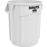 Rubbermaid Univerzalni vsebnik BRUTE®, okrogel, prostornina 75 l, bela | Shoptok.si