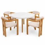 Hanah home Set Trpezarijski sto i 4 stolice Bohemian Butterfly Scandinavian 5 | Eponuda.com
